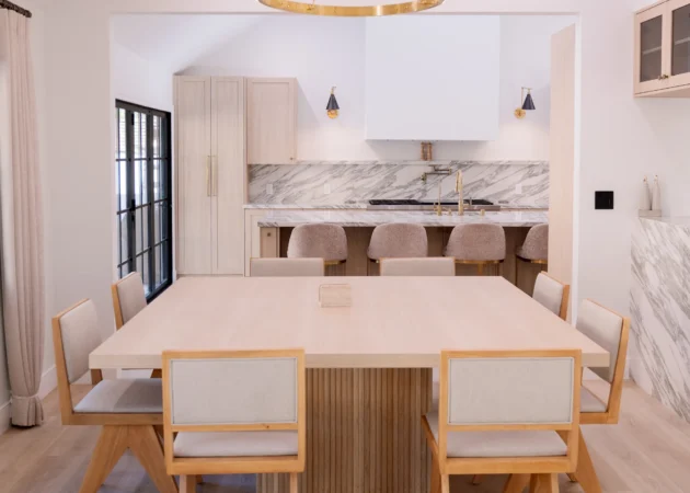Dining area with a view into the kitchen, Bel Air Project by Home Deco